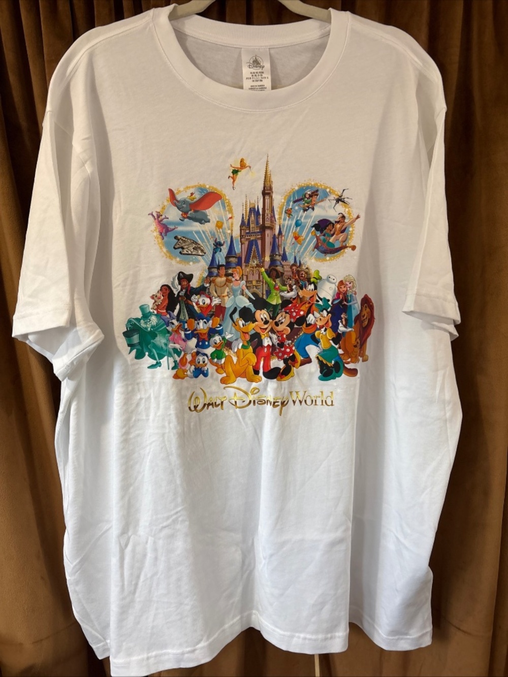 Disney Parks WDW Castle Storybook Collection Mickey & Friends T-Shirt XXL NWT - Picture 2 of 6
